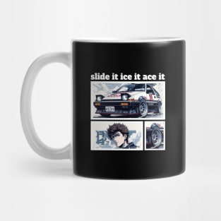 Slide it, ice it, ace it - Hachiroku drifts Mug